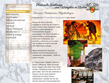 Tablet Screenshot of historische-gasthaeuser.de